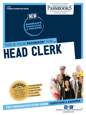 cover image of Head Clerk